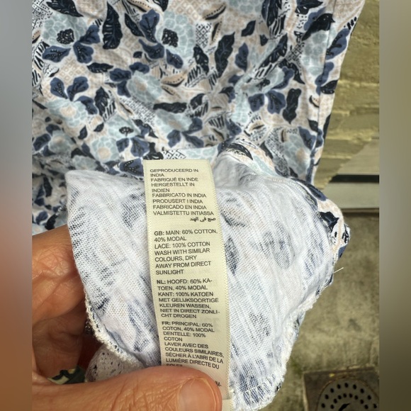 EUC Fat Face natural Simone batik jersey Floral Dress with pockets! - Picture 7 of 8